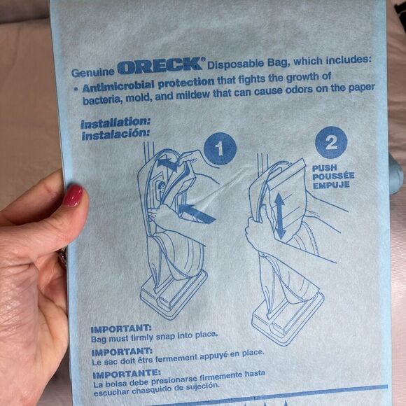 x15 Oreck XL Vacuum Disposable Bags 5 Pack Fits 2000 8000 9000 Commercial Series - Picture 5 of 6